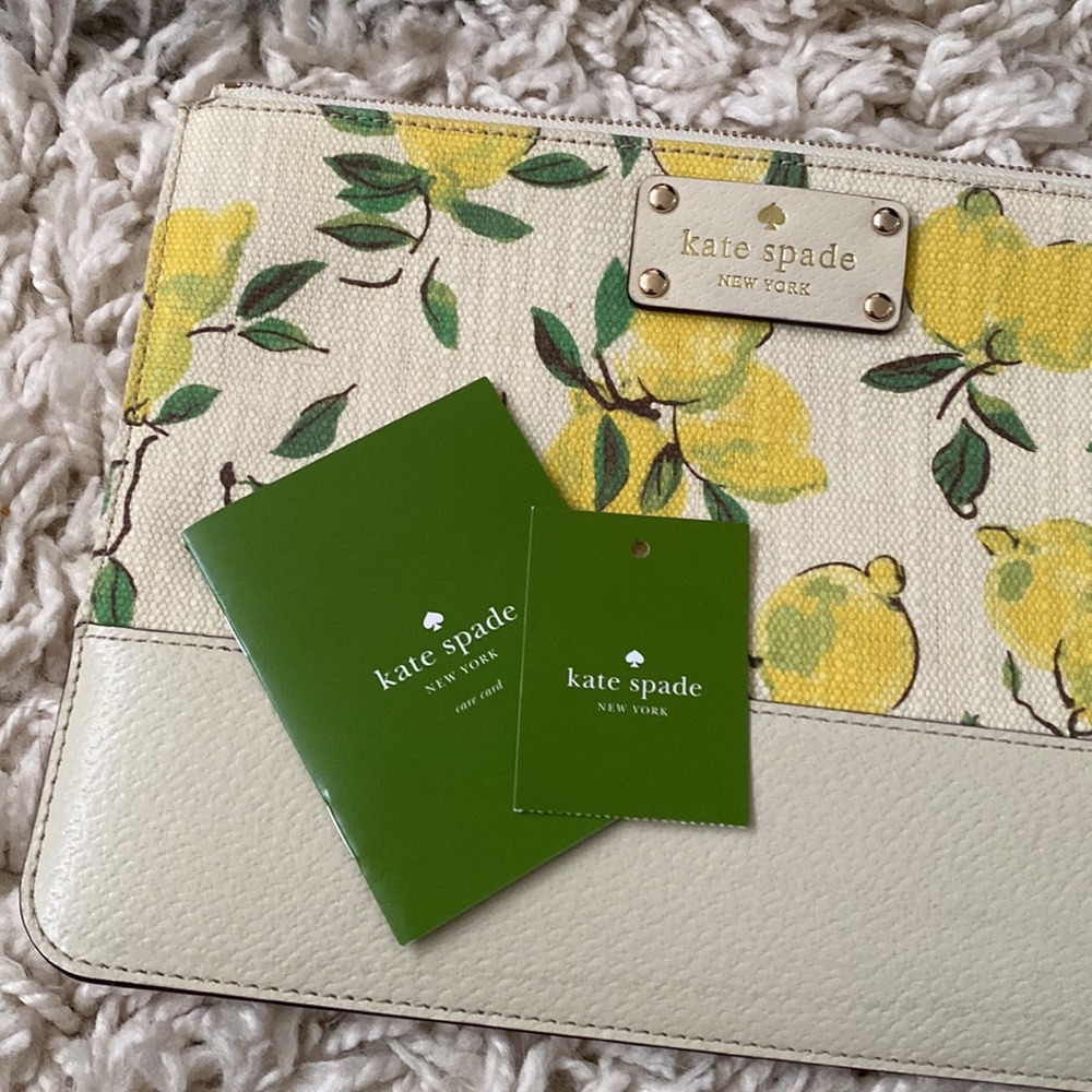 Kate Spade Lemon Clutch, Kate Spade Clutch, Kate Spade